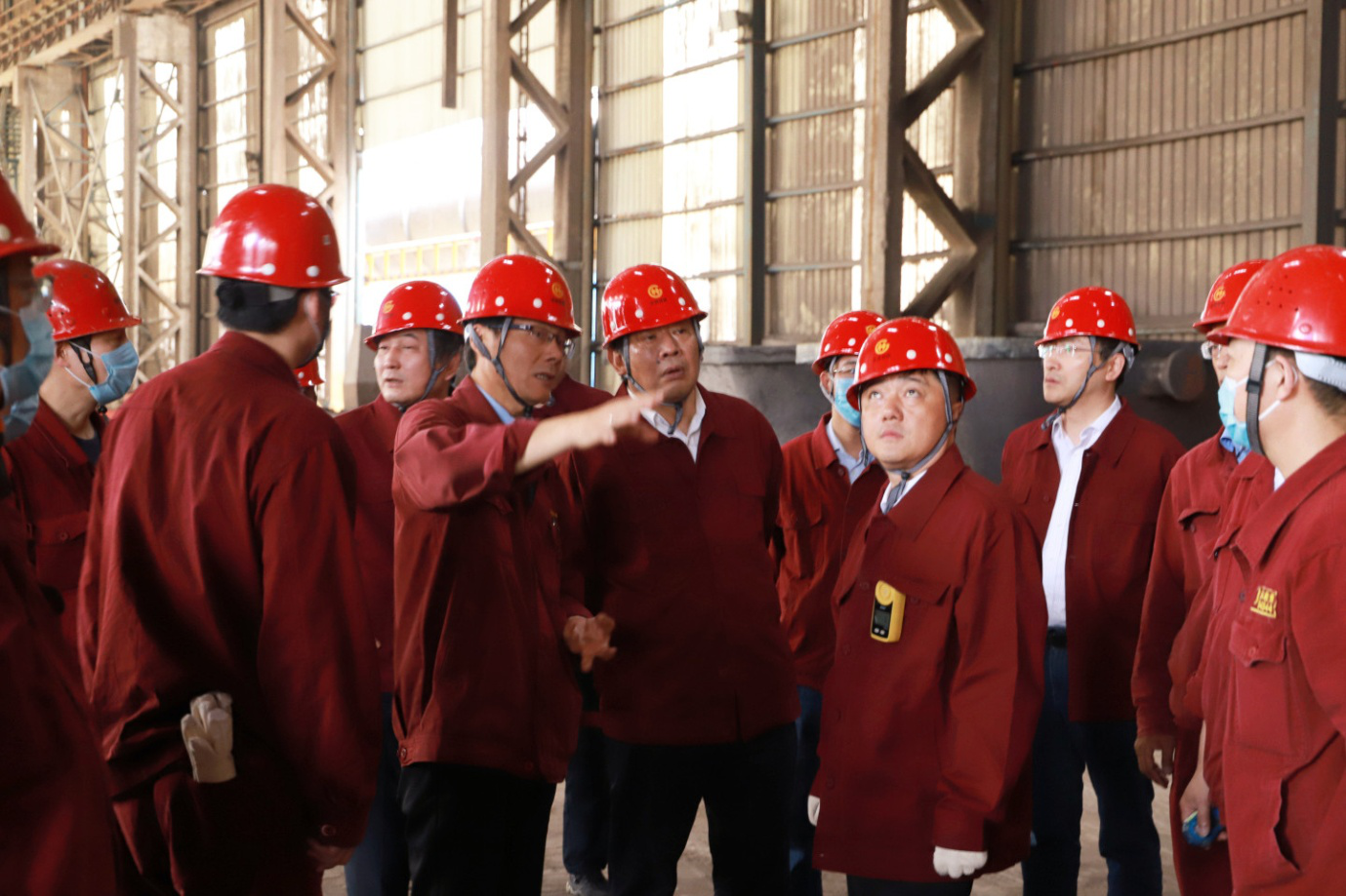 國(guó)務(wù)院安全督查組來(lái)淮鋼視察