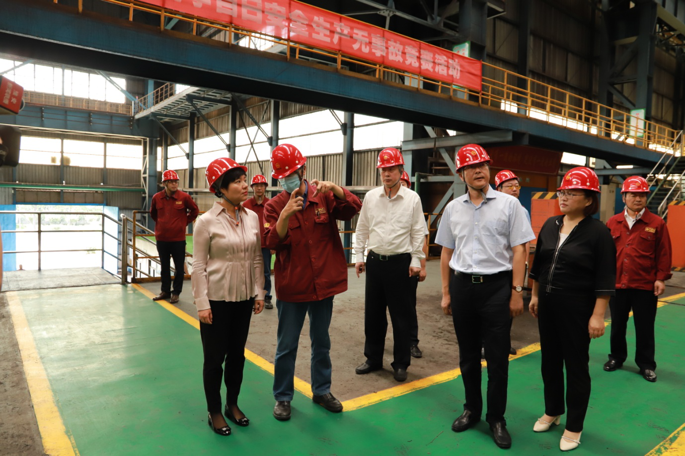 市委書記蔡麗新一行來淮鋼走訪調(diào)研