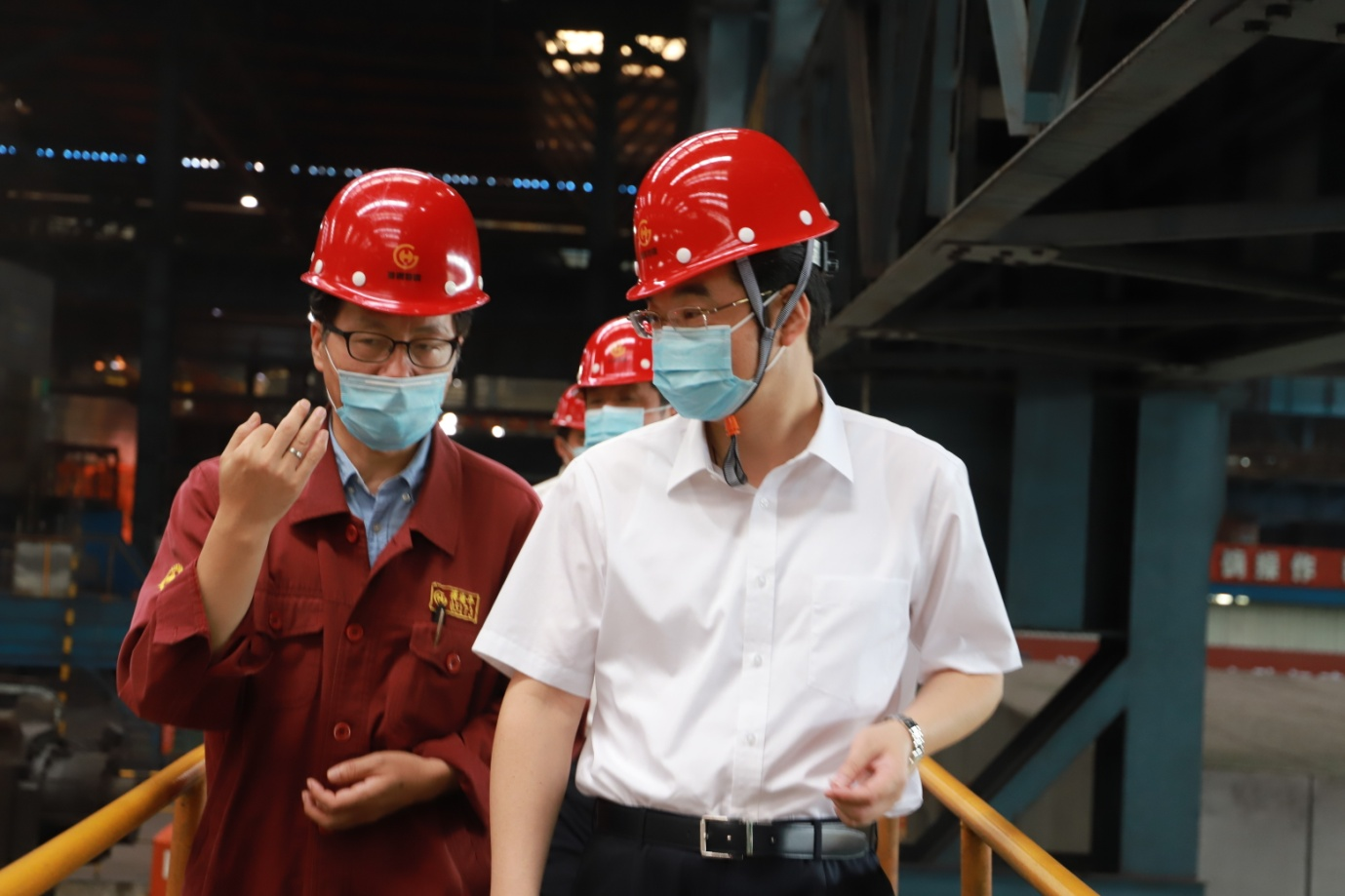 淮安市委副書記、代市長史志軍來淮鋼調(diào)研