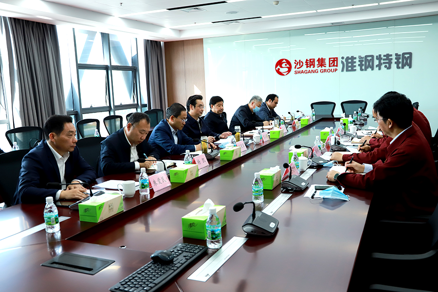 市長史志軍來淮鋼調(diào)研指導工作