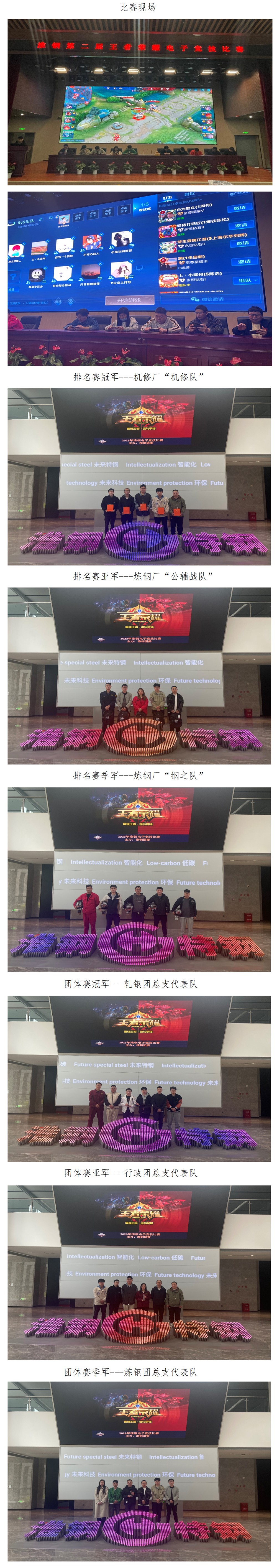 淮鋼第二屆“王者榮耀”電子競(jìng)技比賽圓滿落幕