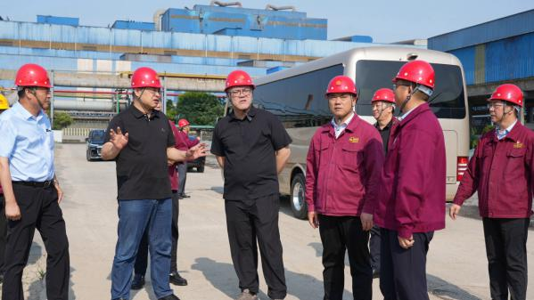 集團(tuán)黨委書記、董事長沈彬來淮鋼調(diào)研指導(dǎo)