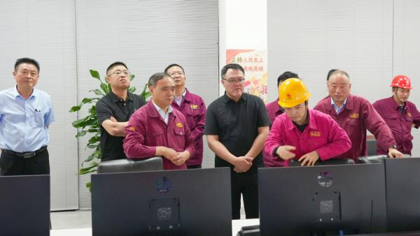 集團(tuán)黨委書記、董事長沈彬來淮鋼調(diào)研指導(dǎo)